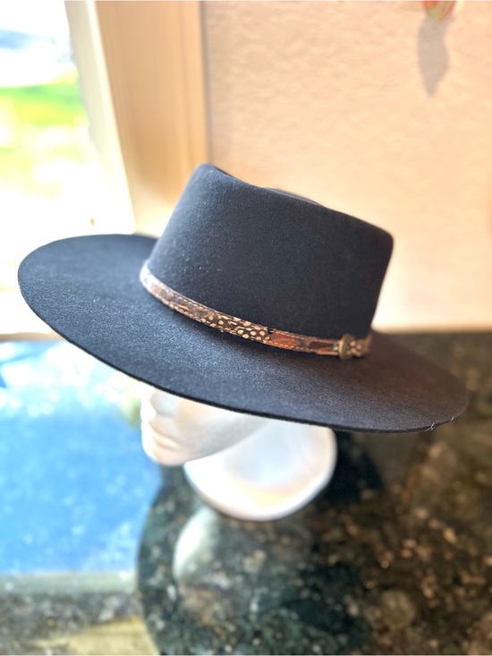 Beaver Brand Hats Genuine Fur Felt and Leather Western Hat w Buckle. Made in CO main image 11